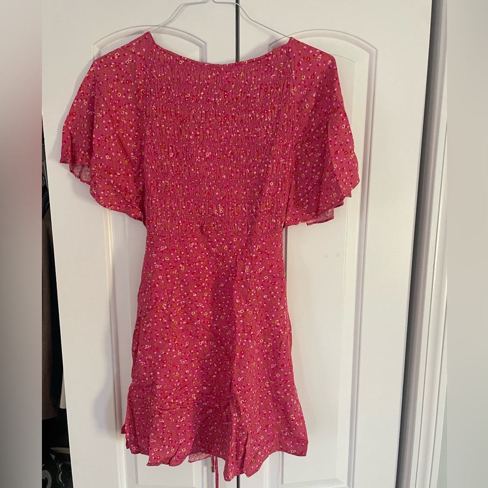 New! Free People Florence Mini Dress In Femme Combo (XS)
